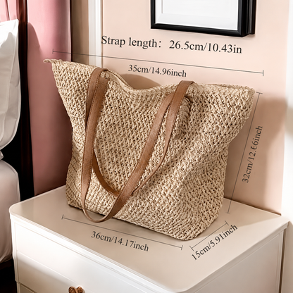 Vando™ Zipper Woven Travel Tote Bag
