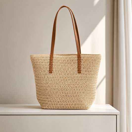 Vando™ Zipper Woven Travel Tote Bag