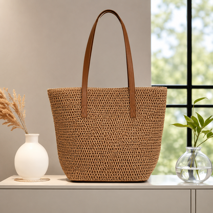 Vando™ Zipper Woven Travel Tote Bag