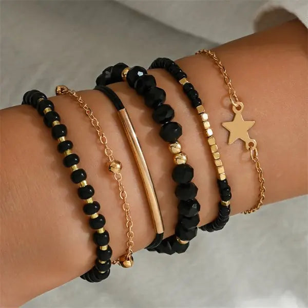 Vando™ Boho Shell & Bead Bracelet Set