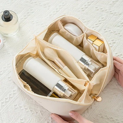 Vando™ Boho Travel Makeup Organizer — Spacious Cosmetic Case