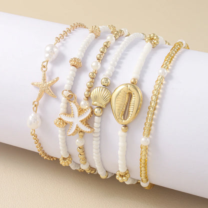 Vando™ Boho Shell & Starfish Bracelet Set