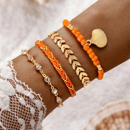 Vando™ Boho Shell & Bead Bracelet Set