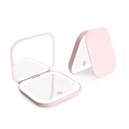 Vando™ Glow Mirror — Pocket-Sized Perfection, Anywhere You Go