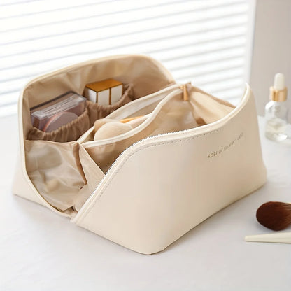 Vando™ Boho Travel Makeup Organizer — Spacious Cosmetic Case