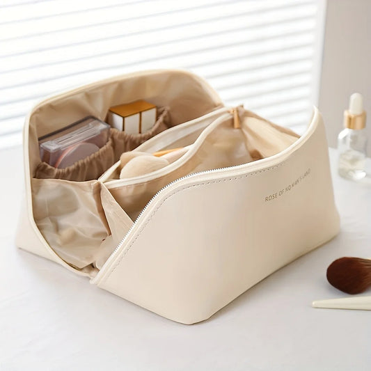 Vando™ Boho Travel Makeup Organizer — Spacious Cosmetic Case
