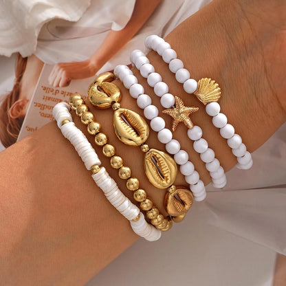 Vando™ Boho Shell & Starfish Bracelet Set