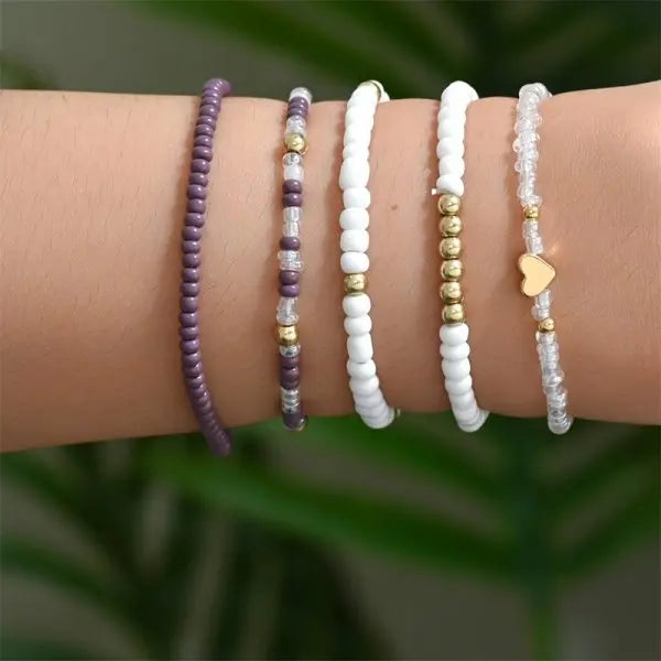Vando™ Boho Shell & Bead Bracelet Set