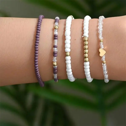 Vando™ Boho Shell & Bead Bracelet Set