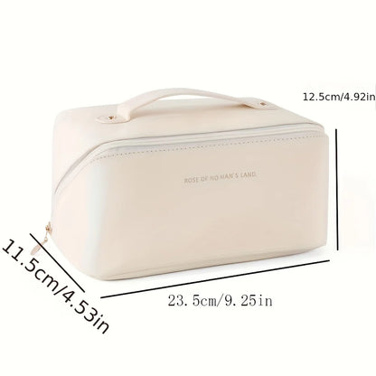 Vando™ Boho Travel Makeup Organizer — Spacious Cosmetic Case