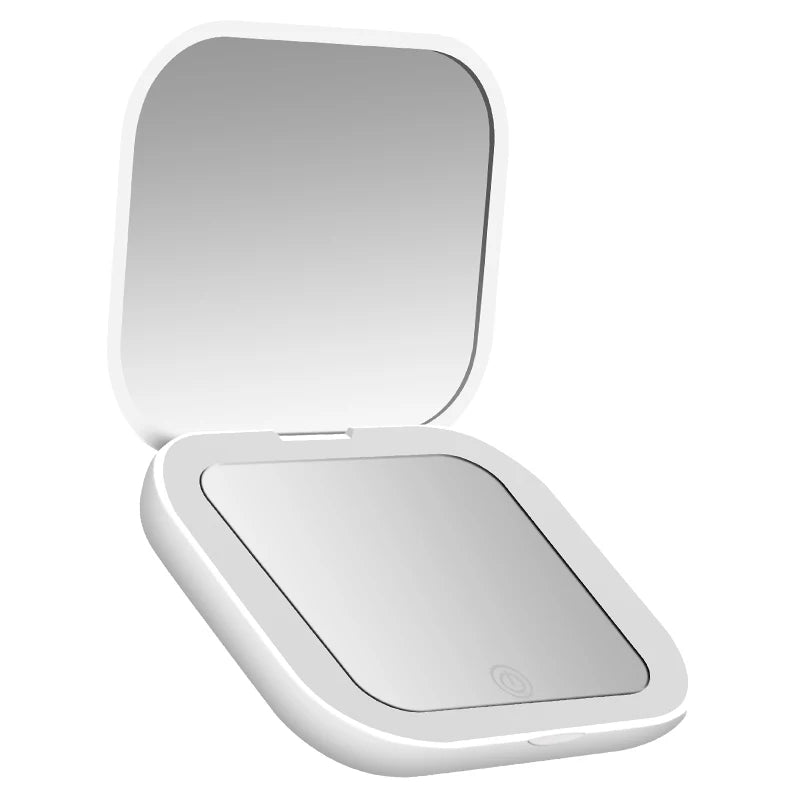Vando™ Glow Mirror — Pocket-Sized Perfection, Anywhere You Go