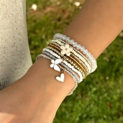 Vando™ Boho Shell & Bead Bracelet Set