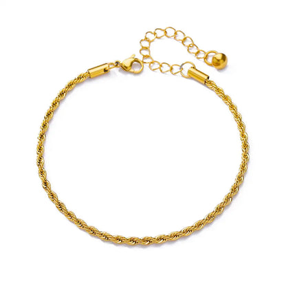 Vando™ Boho Beach Anklet — Gold Pearl Chain