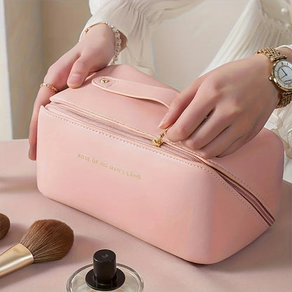Vando™ Boho Travel Makeup Organizer — Spacious Cosmetic Case