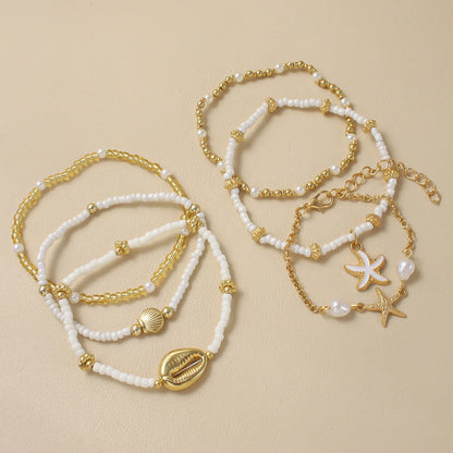 Vando™ Boho Shell & Starfish Bracelet Set
