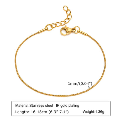 Vando™ Dainty Gold Link Bracelet